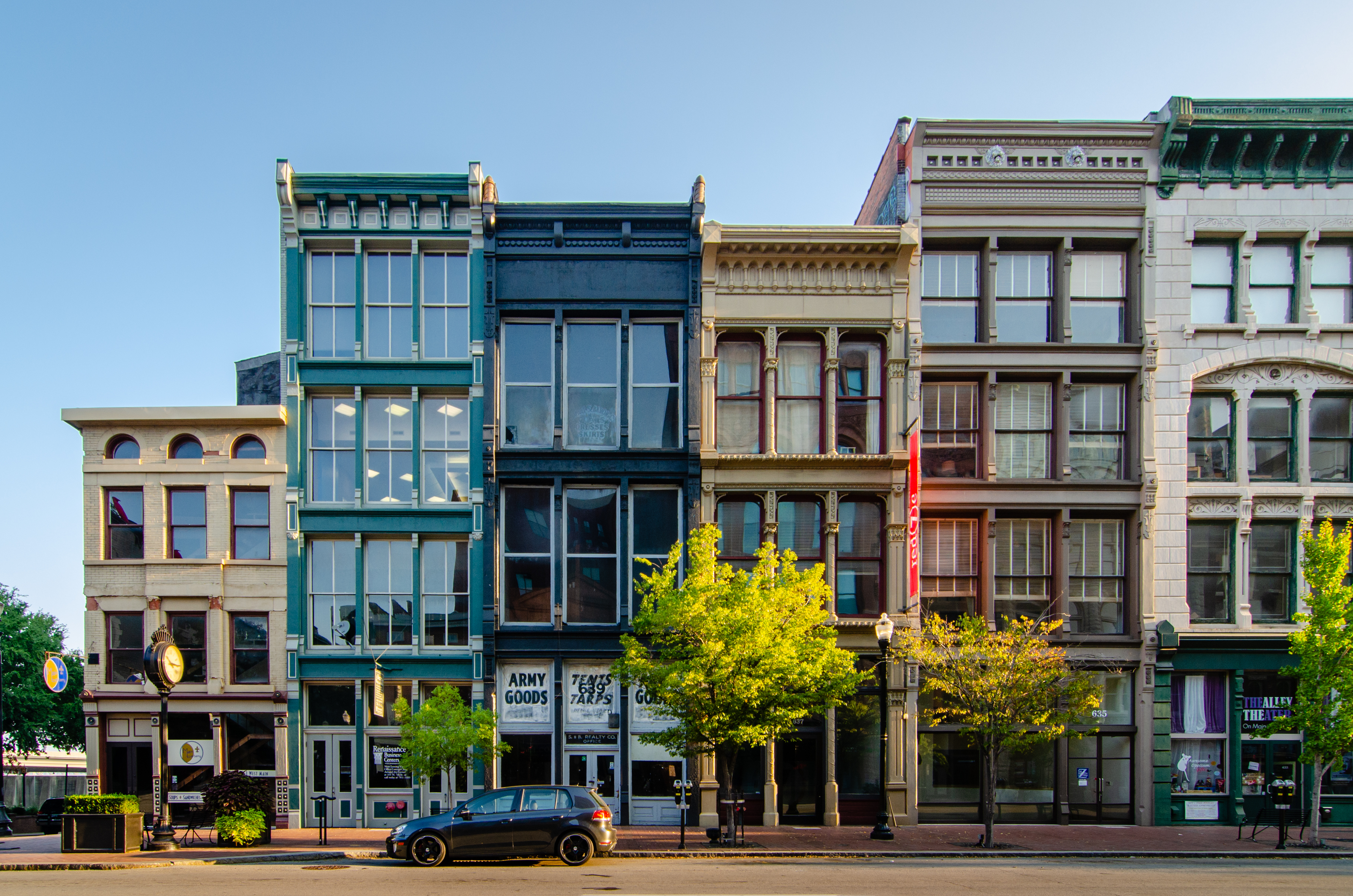 Main Street Whiskey Row Cast Iron Architecture Downtown